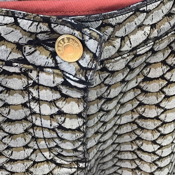 Sass & Bide Sing Brother Exotic Print Skinny Jeans Designed in Australia - Picture 3 of 8